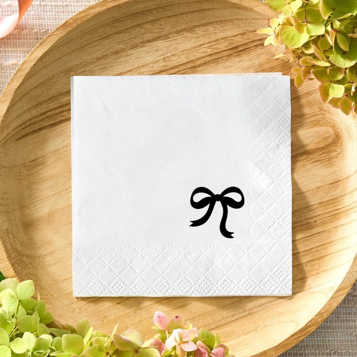 50pcs Black Bow Birthday Bridal Napkins, Black 40th Coquette Napkins, Fancy Party Whimsical Holiday Cocktail, Luncheon or Dinner
50pcs Black Bow Birthday Bridal Napkins, Black 40th Coquette Napkins, Fancy Party Whimsical Holiday Cocktail, Luncheon or Dinner