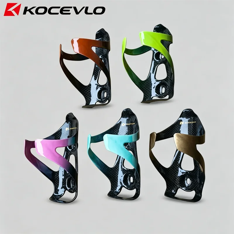 KOCEVLO Carbon Fiber Water Bottle Cage Integrated Molding Lightweight Durable Bottle Holder For Mountain Road Bicycle Cycling
KOCEVLO Carbon Fiber Water Bottle Cage Integrated Molding Lightweight Durable Bottle Holder For Mountain Road Bicycle Cycling