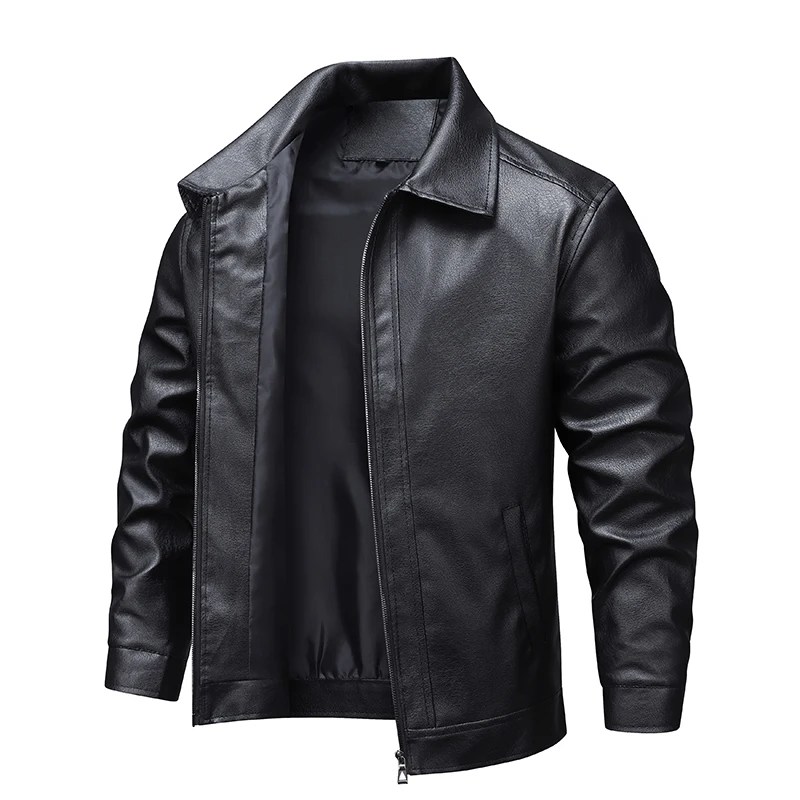 Cool Oversized Short Black Soft Pu Leather Jacket Men Zipper Vintage Turn Down Collar ClothesMen Spring Autumn Leather Jacket
Cool Oversized Short Black Soft Pu Leather Jacket Men Zipper Vintage Turn Down Collar ClothesMen Spring Autumn Leather Jacket