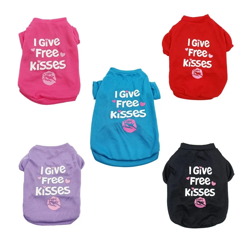 Spring Summer Dog T-shirt Soft Small Medium Dog Puppy Clothing Pet Shirt Vest Printed Pet Dog Puppy Vest T-shirt Dog Clothing
Spring Summer Dog T-shirt Soft Small Medium Dog Puppy Clothing Pet Shirt Vest Printed Pet Dog Puppy Vest T-shirt Dog Clothing
