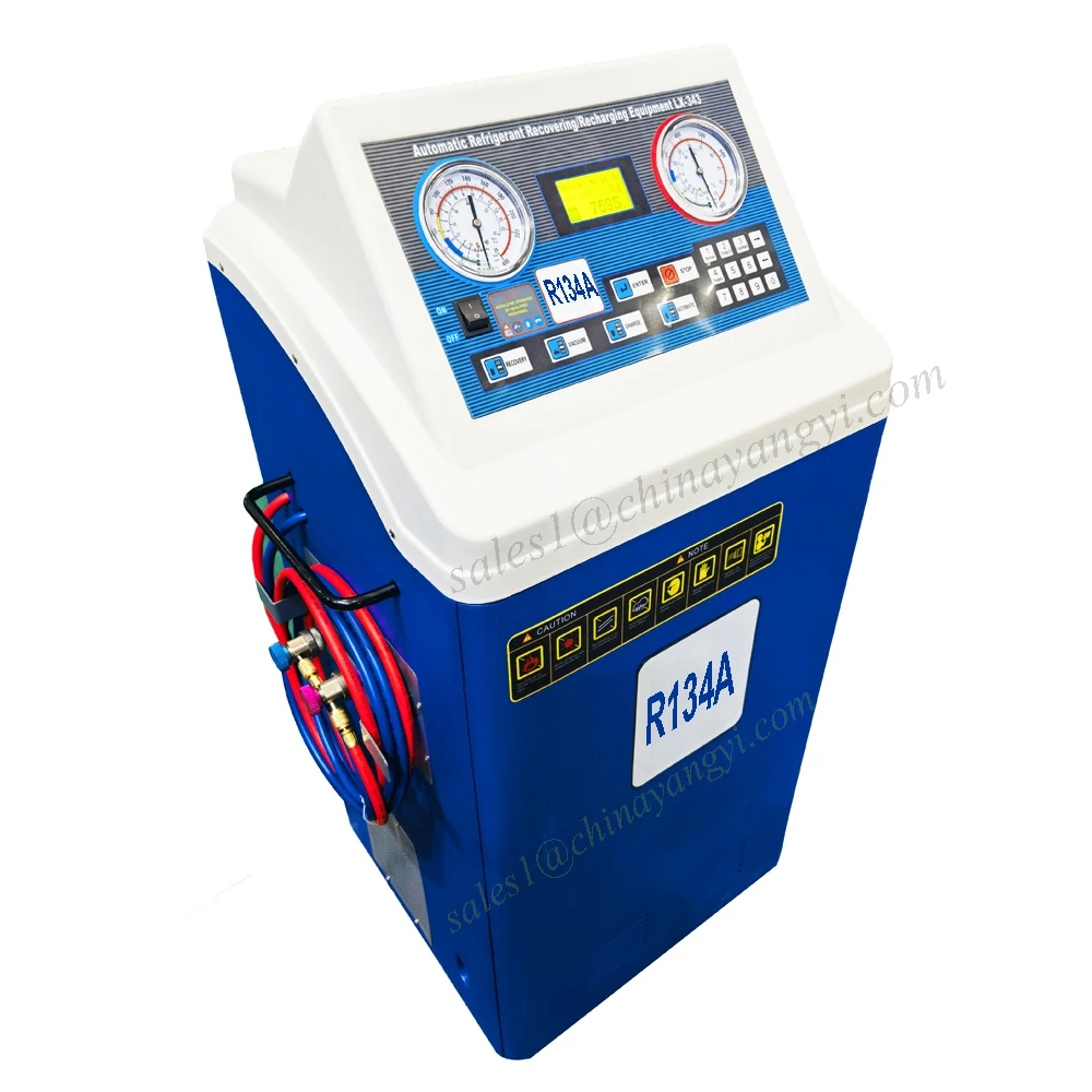 R134A Full Automatic Refrigerant Recovery Machine Auto Car Bus air conditioner gas Recycle/Recharging machine unit
R134A Full Automatic Refrigerant Recovery Machine Auto Car Bus air conditioner gas Recycle/Recharging machine unit
