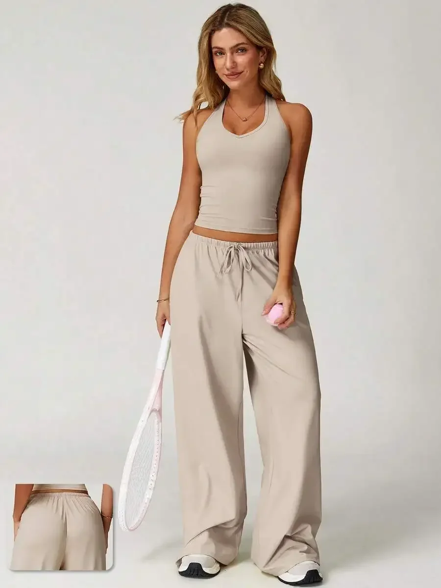 WomenS Wide Leg Pants For Yoga Running Fitness Casual Home Leisure Comfortable Soft Trousers
WomenS Wide Leg Pants For Yoga Running Fitness Casual Home Leisure Comfortable Soft Trousers