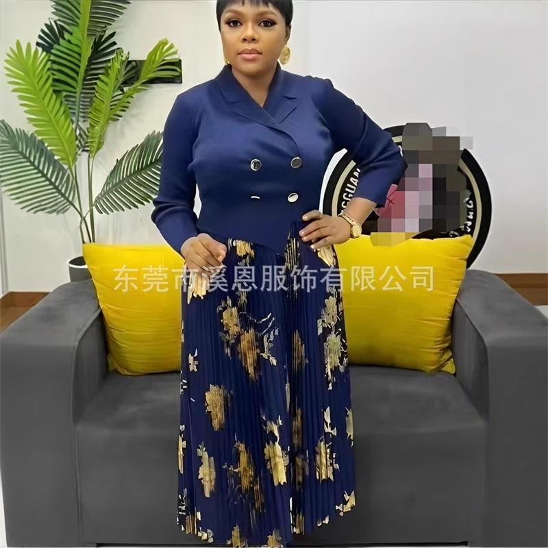 Miyaki плиссированное платье из двух предметов, стильный пиджак с воротником и принтом, большие размеры, женская элегантная офисная повседневная одежда, модный модный наряд
Miyaki плиссированное платье из двух предметов, стильный пиджак с воротником и принтом, большие размеры, женская элегантная офисная повседневная одежда, модный модный наряд