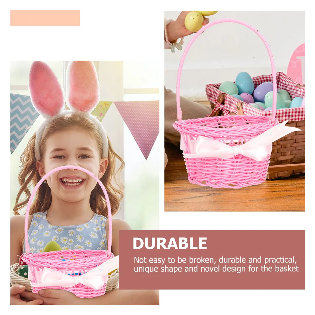 5 Pcs Woven Hand Flower Basket Wicker Storage Baskets Miniature Girl with Handle Willow Hand-woven Decorate
5 Pcs Woven Hand Flower Basket Wicker Storage Baskets Miniature Girl with Handle Willow Hand-woven Decorate