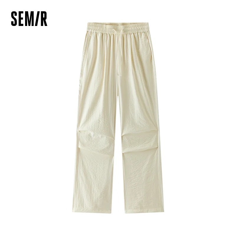 Semir Casual Pants Women Flowy Wide Leg Summer 2025 New Minimalist Parachute Pants Versatile
Semir Casual Pants Women Flowy Wide Leg Summer 2025 New Minimalist Parachute Pants Versatile