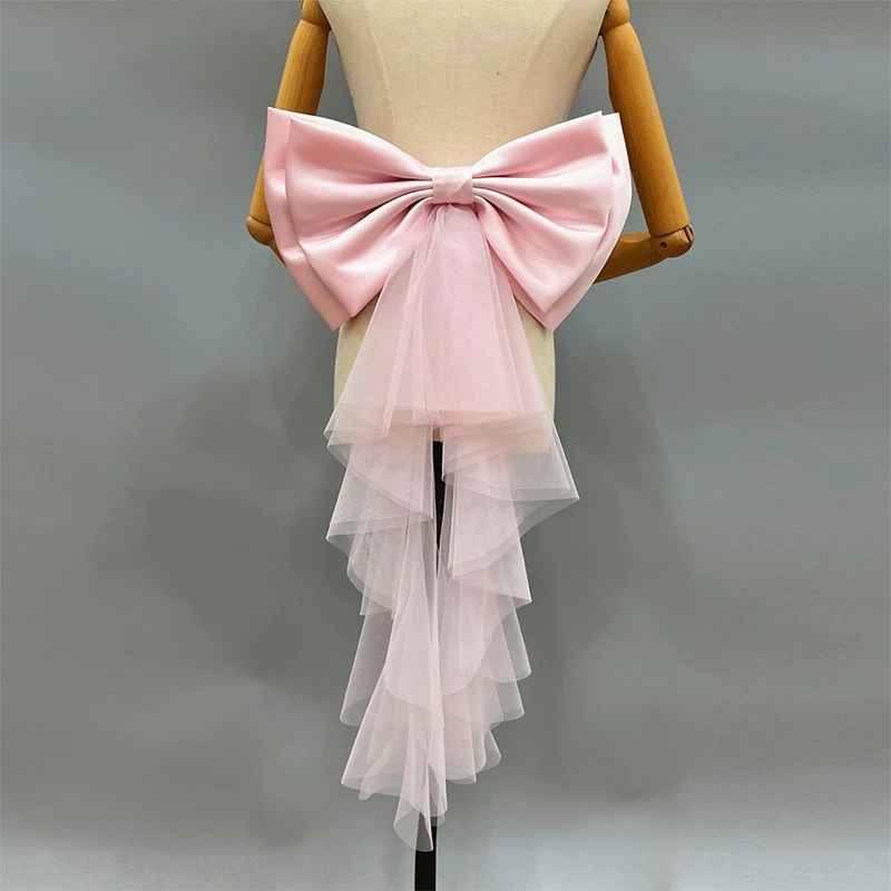 1pc Detachable Satin Mesh Bow Waist Decoration Women Wedding Dress Accessories Bow Knot Belt For Prom Evening Party
1pc Detachable Satin Mesh Bow Waist Decoration Women Wedding Dress Accessories Bow Knot Belt For Prom Evening Party