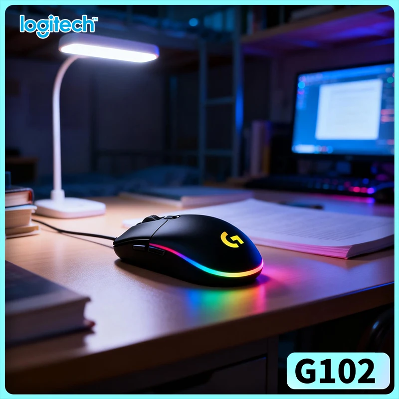 Logitech G102 Gaming Mouse, 16.8M RGB Colors, Mechanical Buttons, 8000 DPI Precision for Competitive Play
Logitech G102 Gaming Mouse, 16.8M RGB Colors, Mechanical Buttons, 8000 DPI Precision for Competitive Play