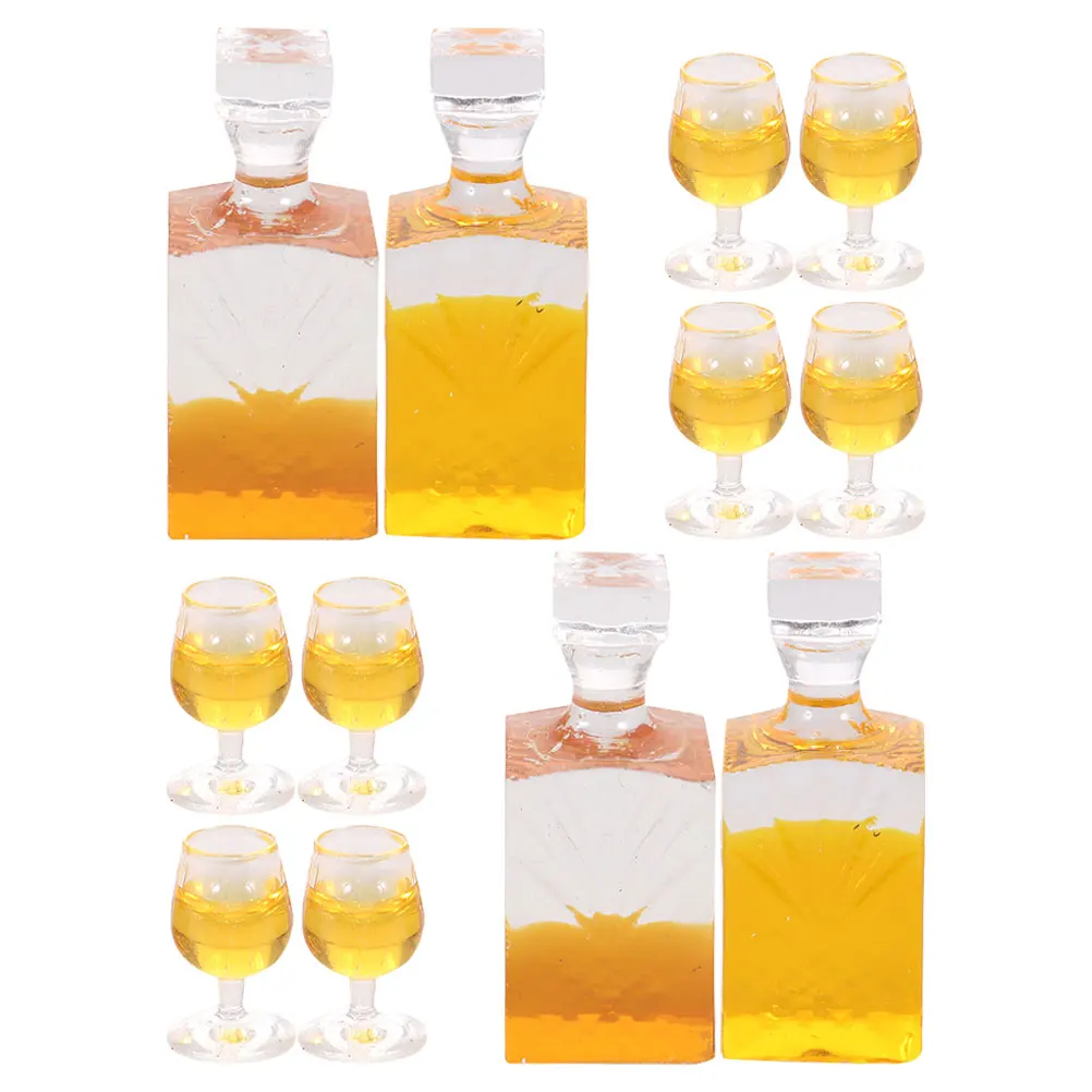 4 Sets Simulated Foreign Bottle Miniature Bottles Food Drinks Toys Decorations House Dollhouse Resin Liquor
4 Sets Simulated Foreign Bottle Miniature Bottles Food Drinks Toys Decorations House Dollhouse Resin Liquor