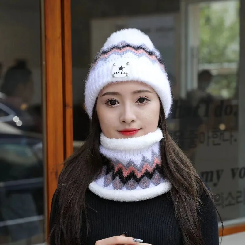 Women's Hat And Scarf 2 Piece Set Winter New Ladies Knitted Warm Hat Fashion Trend Female Caps
Women's Hat And Scarf 2 Piece Set Winter New Ladies Knitted Warm Hat Fashion Trend Female Caps