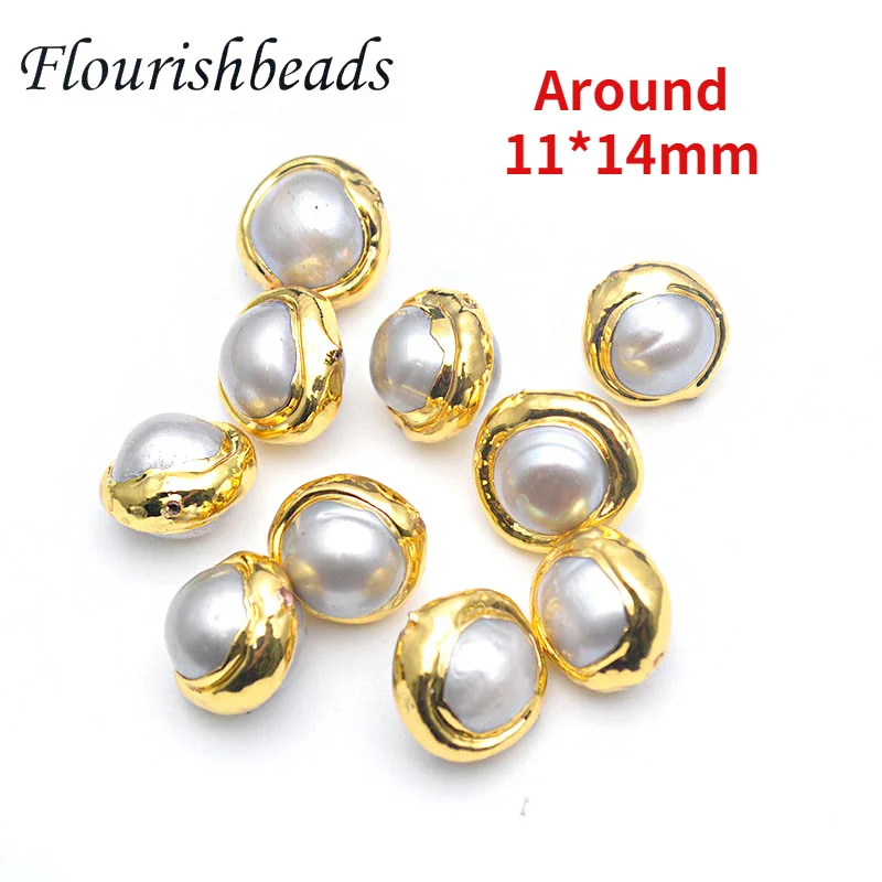 Natural White Pearl Beads Various Shape Anti-Fade Gold Plating Loose Beads DIY for Jewelry Making Supplies
Natural White Pearl Beads Various Shape Anti-Fade Gold Plating Loose Beads DIY for Jewelry Making Supplies