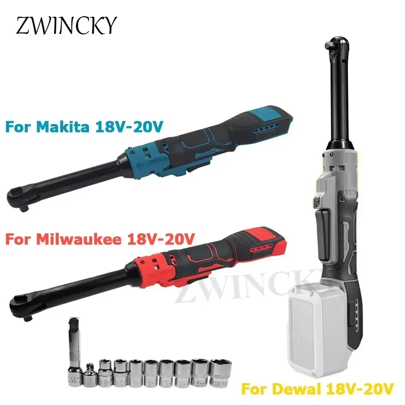3/8" Extended Cordless Ratchet Wrench For Makita DeWal Milwaukee,18V Battery Power Electric Ratchet Tools(No Battery Included)
3/8" Extended Cordless Ratchet Wrench For Makita DeWal Milwaukee,18V Battery Power Electric Ratchet Tools(No Battery Included)