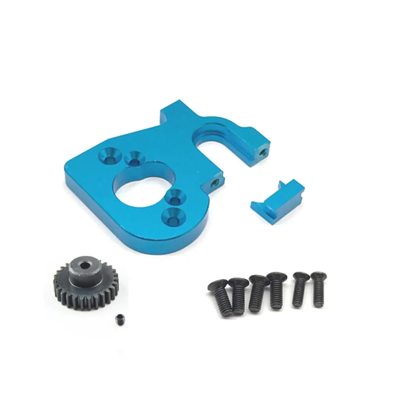 YSUN-3X RC Car Motor Mount Holder With Motor Gear For Wltoys 144001 124019 124018 RC Spare Parts Upgrade Accessories,Blue
YSUN-3X RC Car Motor Mount Holder With Motor Gear For Wltoys 144001 124019 124018 RC Spare Parts Upgrade Accessories,Blue
