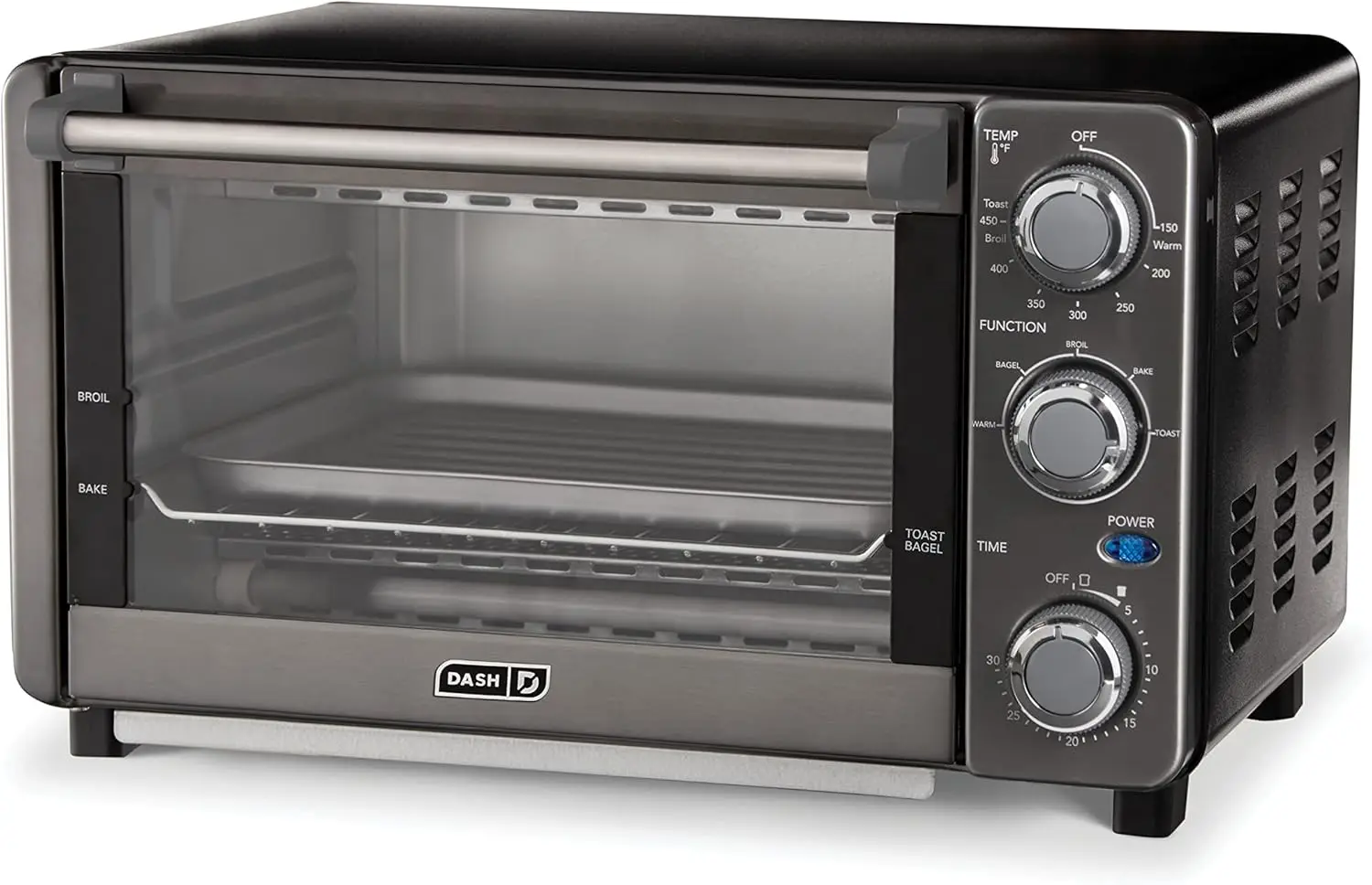 Express Countertop Toaster Oven with Quartz Technology, Bake, Broil, and Toast with 4 Slice Capacity and Pizza Capability –
Express Countertop Toaster Oven with Quartz Technology, Bake, Broil, and Toast with 4 Slice Capacity and Pizza Capability –