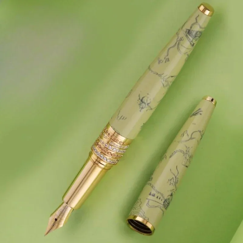 New HERO HS208 Fountain Pen Metal Brass Big Size Fine F0.5mm Large Capacity Store Ink Pen Business Office Supplies Pens For Writ
New HERO HS208 Fountain Pen Metal Brass Big Size Fine F0.5mm Large Capacity Store Ink Pen Business Office Supplies Pens For Writ