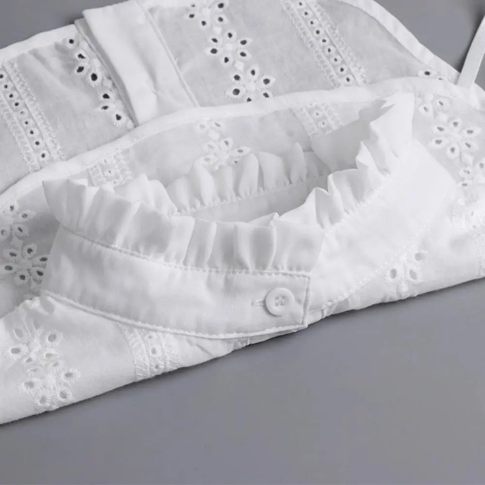 Элегантный белый съемный воротник-стойка из черного жаккарда с регулируемой горловиной, ажурный, в корейском стиле, для женщин
Элегантный белый съемный воротник-стойка из черного жаккарда с регулируемой горловиной, ажурный, в корейском стиле, для женщин