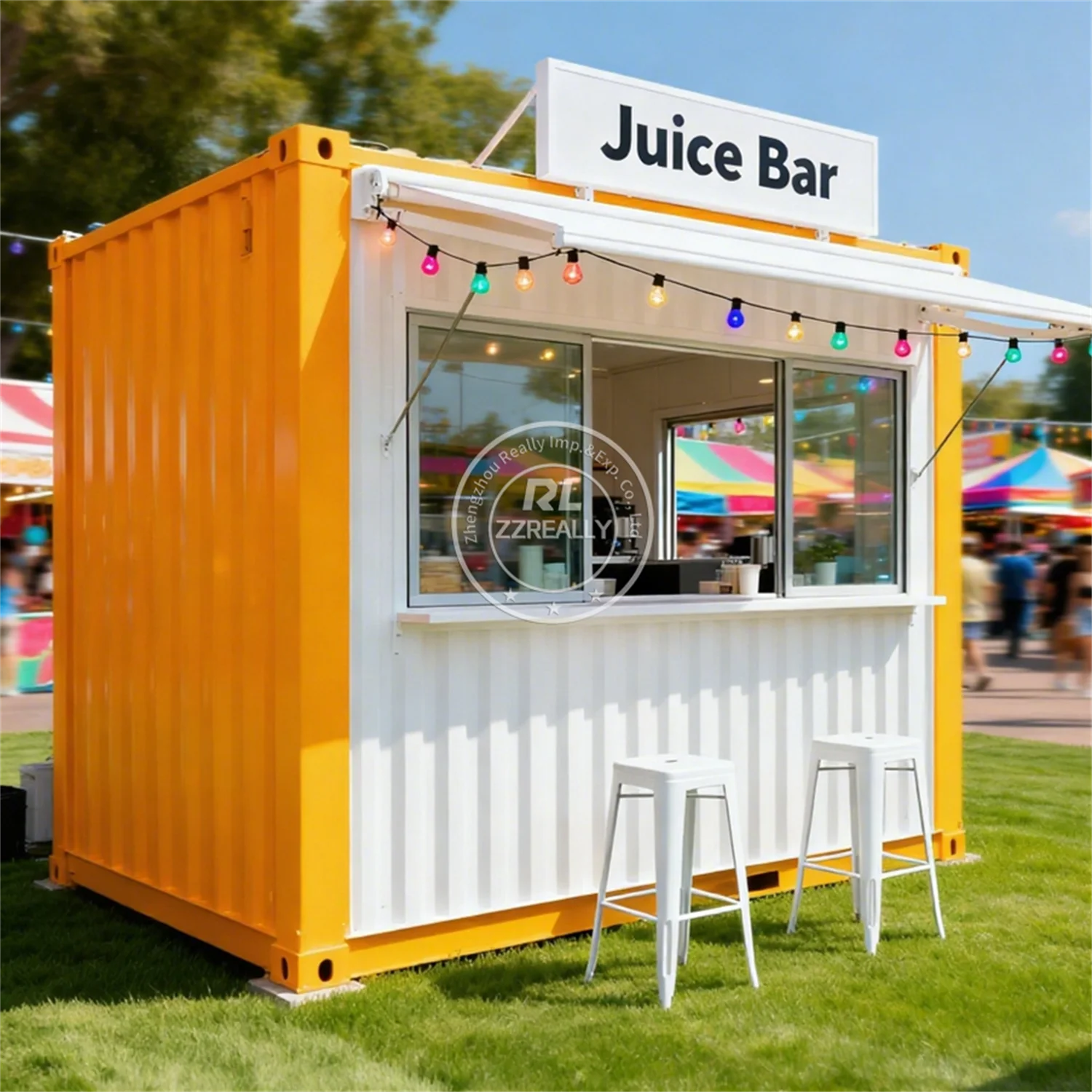 20FT Customized Prefabricated Mobile Restaurant Container Restaurant Prefabricated Mobile Coffee Shop Modular Container Bar