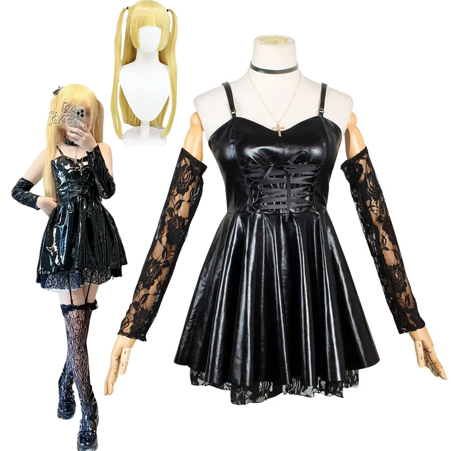 Women Costume Death Note Cosplay Costumes Mihaisha Cos Clothing Leather Skirt Anime Characters Clothes Performance Party
Women Costume Death Note Cosplay Costumes Mihaisha Cos Clothing Leather Skirt Anime Characters Clothes Performance Party