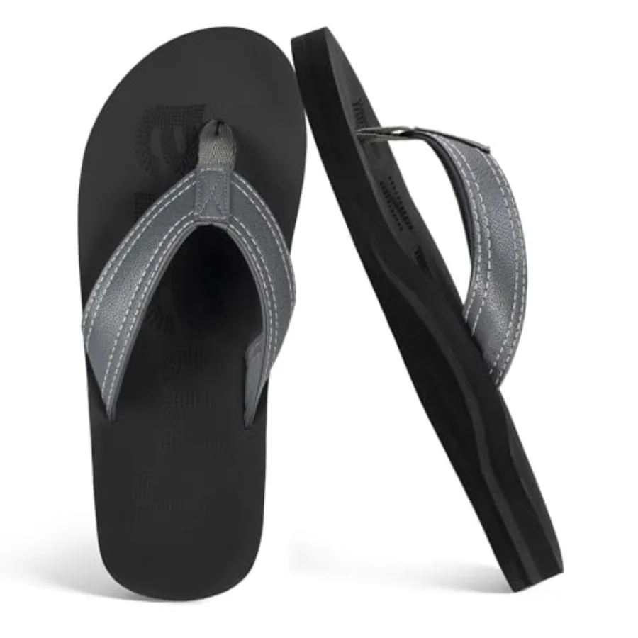 Men's Flip Flops with Arch Support Summer Beach Sandals
Men's Flip Flops with Arch Support Summer Beach Sandals