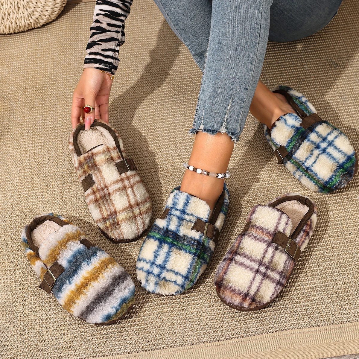 Зимние парные тапочки, уютные нескользящие домашние нечеткие тапочки, теплая плюшевая домашняя обувь для мужчин и женщин, модные домашние шлепанцы для женщин
Зимние парные тапочки, уютные нескользящие домашние нечеткие тапочки, теплая плюшевая домашняя обувь для мужчин и женщин, модные домашние шлепанцы для женщин