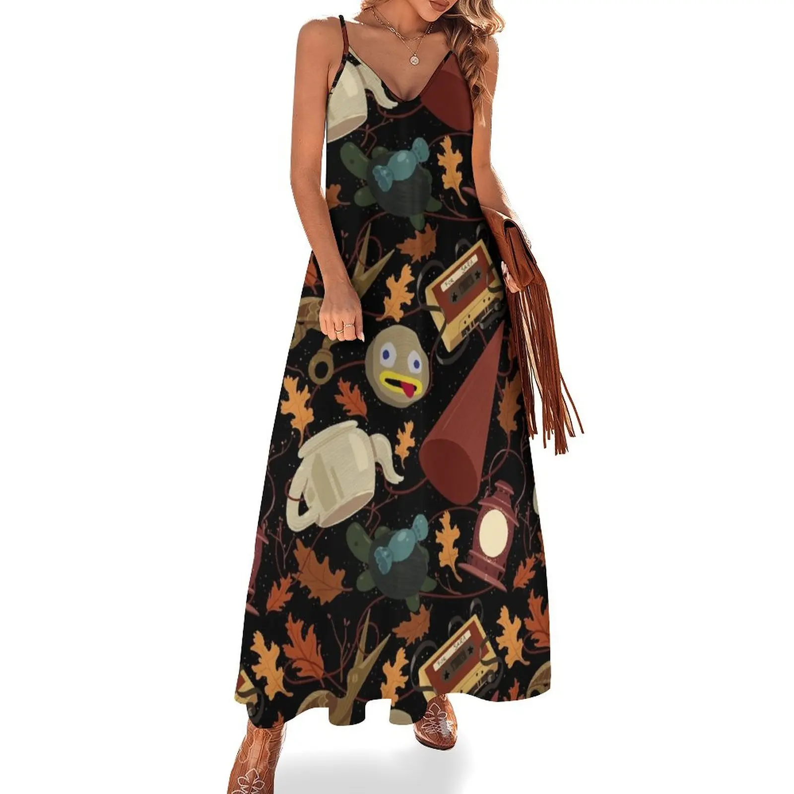 Over the Garden Wall Pattern Sleeveless Dress women's clothing trend 2025 cocktail dresses
Over the Garden Wall Pattern Sleeveless Dress women's clothing trend 2025 cocktail dresses