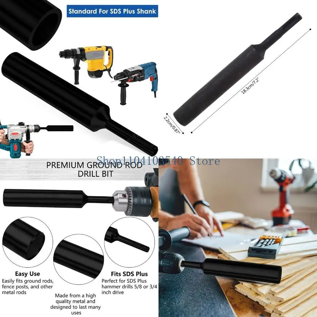 02DC Power Tools Drill Grounding Rod 5/8In 3/4In Home Ground Rod Driver Quality Build SDS Plus Steel 20mm Earth Stake Hammers
02DC Power Tools Drill Grounding Rod 5/8In 3/4In Home Ground Rod Driver Quality Build SDS Plus Steel 20mm Earth Stake Hammers