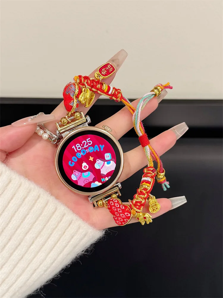 Money making gourd doll braided rope suitable for HW Watch Fit3/Fit4 straps and HW Band 8/9/10NFC handmade straps
Money making gourd doll braided rope suitable for HW Watch Fit3/Fit4 straps and HW Band 8/9/10NFC handmade straps