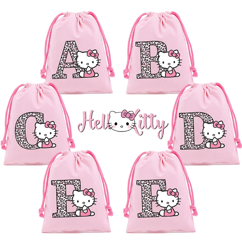 HelloKitty Drawstring Gift Bag Woman Sanrio KT Cat Pure Cotton Storage Bags Kawaii Portable Storage Organize Bag Candy Pocket
HelloKitty Drawstring Gift Bag Woman Sanrio KT Cat Pure Cotton Storage Bags Kawaii Portable Storage Organize Bag Candy Pocket