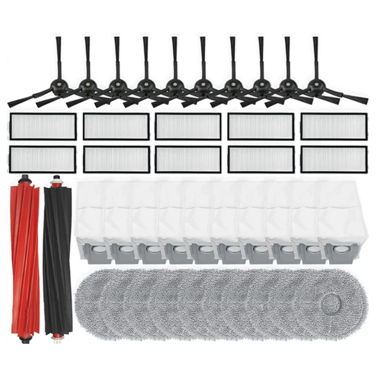 For Roborock Qrevo Master, V20, P10S Pro Vacuum Parts Main Side Brush Hepa Filter Mop Cloth Dust Bag Accessories
For Roborock Qrevo Master, V20, P10S Pro Vacuum Parts Main Side Brush Hepa Filter Mop Cloth Dust Bag Accessories