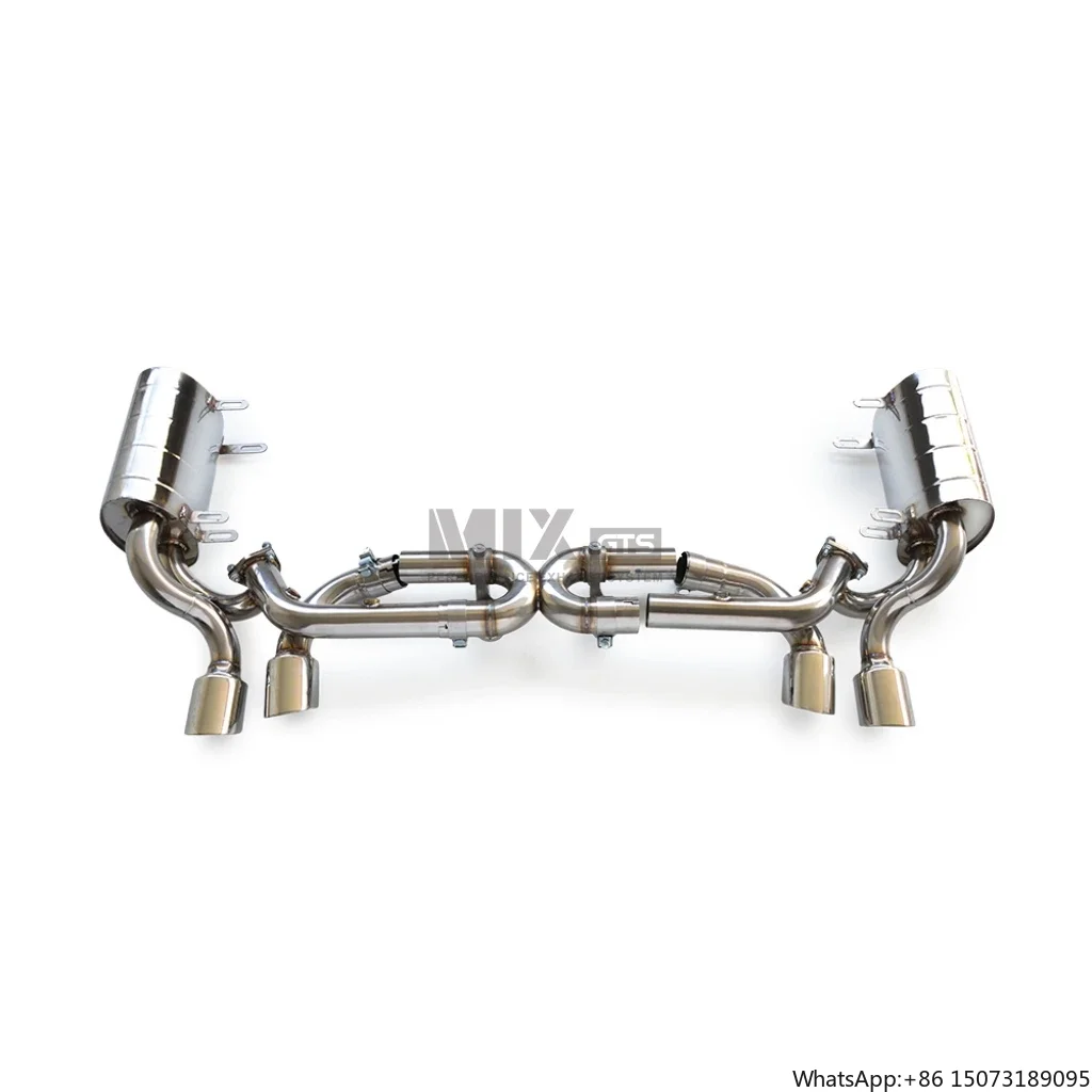 High Performance Stainless Steel Exhaust Pipe for 911 Carrera S 997.1 3.8 2004-2008with Valve Electronic Rebound Muffler
High Performance Stainless Steel Exhaust Pipe for 911 Carrera S 997.1 3.8 2004-2008with Valve Electronic Rebound Muffler