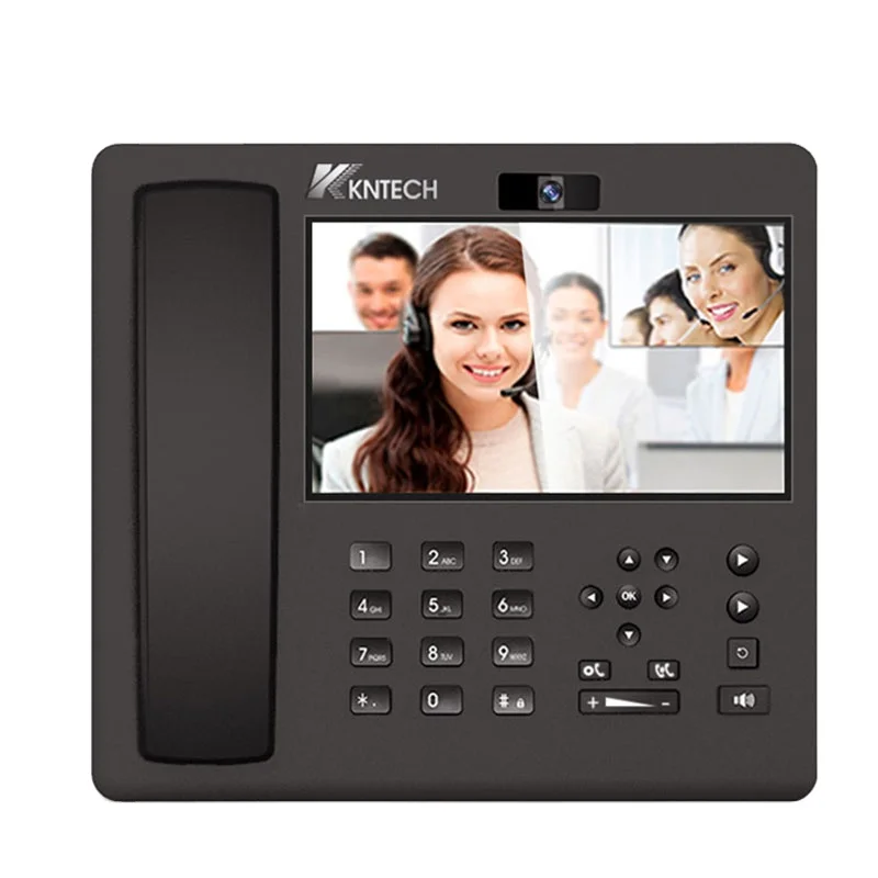KNPL-800 HD Video IP Phone Dual LCD Screens POE WiFi Office Telephone with 6 SIP accounts
KNPL-800 HD Video IP Phone Dual LCD Screens POE WiFi Office Telephone with 6 SIP accounts