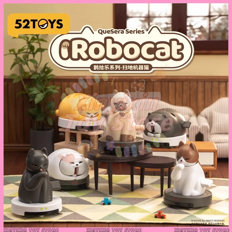 52toys Magpie Picking Series Sweeping Machine Cat Movable Blind Box Handheld Trendy Toys Toy Doll Mysterious Box Ornament Gift
52toys Magpie Picking Series Sweeping Machine Cat Movable Blind Box Handheld Trendy Toys Toy Doll Mysterious Box Ornament Gift
