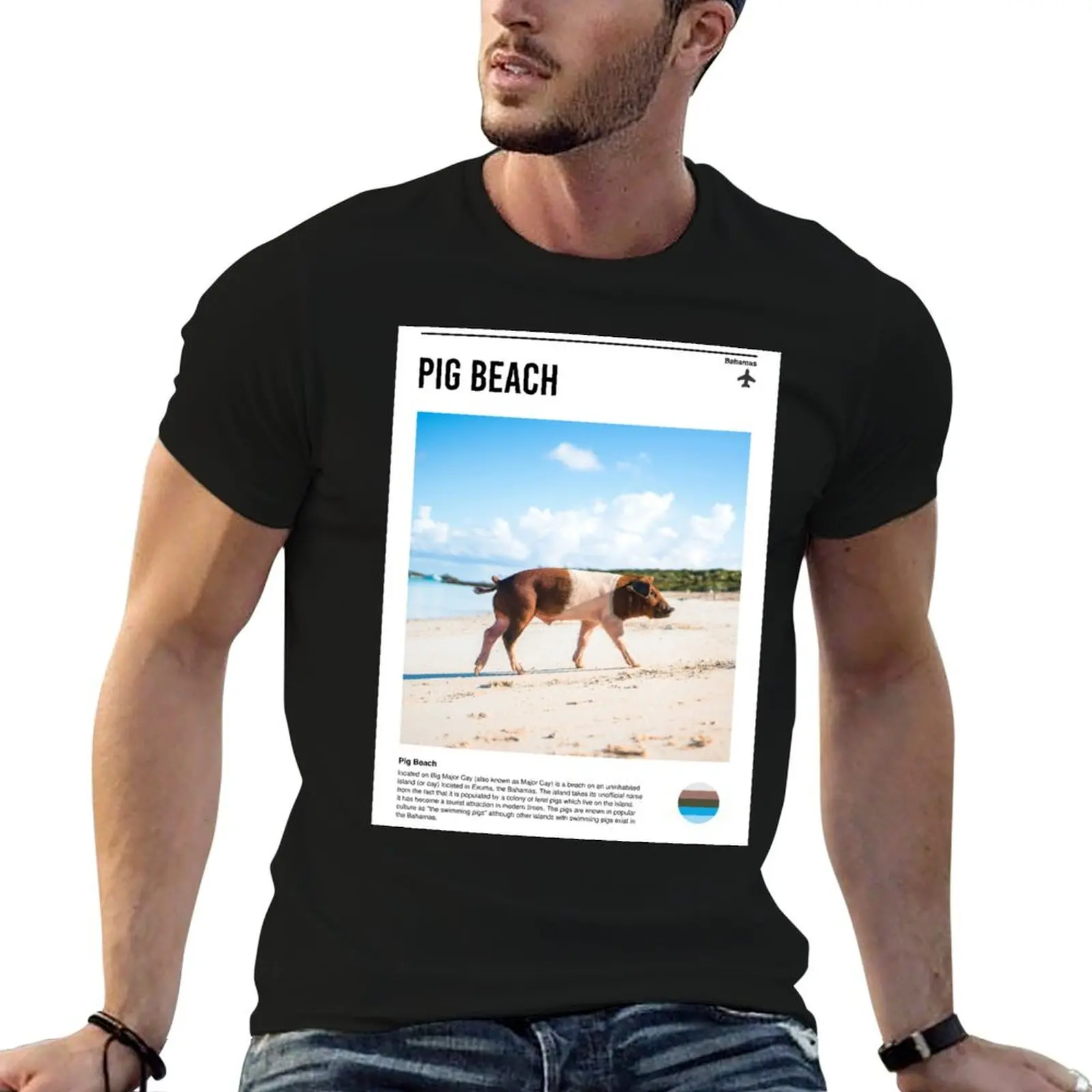 Visit Pig Beach (minimal travel poster) T-Shirt t shirts for man pack cotton t shirt man cotton T-Shirt
Visit Pig Beach (minimal travel poster) T-Shirt t shirts for man pack cotton t shirt man cotton T-Shirt