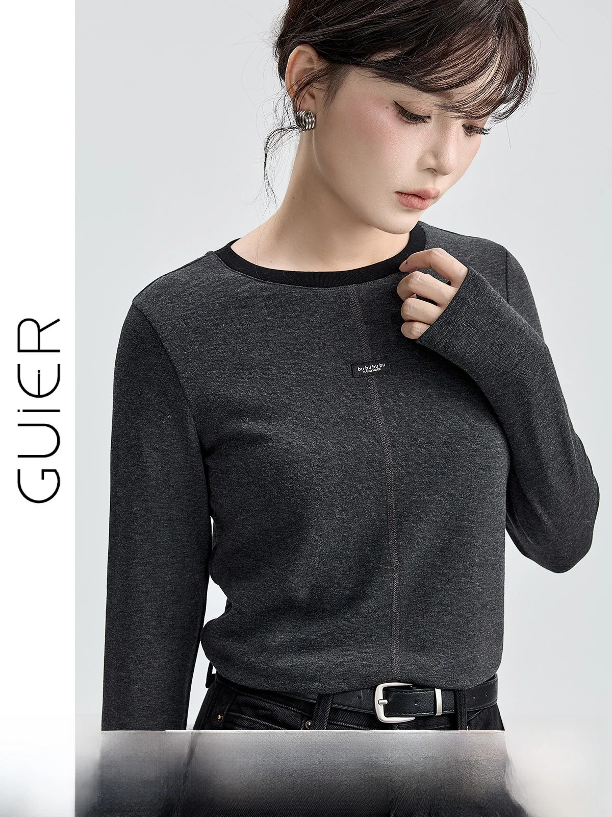 Женская футболка Guier Long Sve Fce, облегающая круглая футболка Ne Splice Design, повседневный топ на осень и зиму Faion
Женская футболка Guier Long Sve Fce, облегающая круглая футболка Ne Splice Design, повседневный топ на осень и зиму Faion