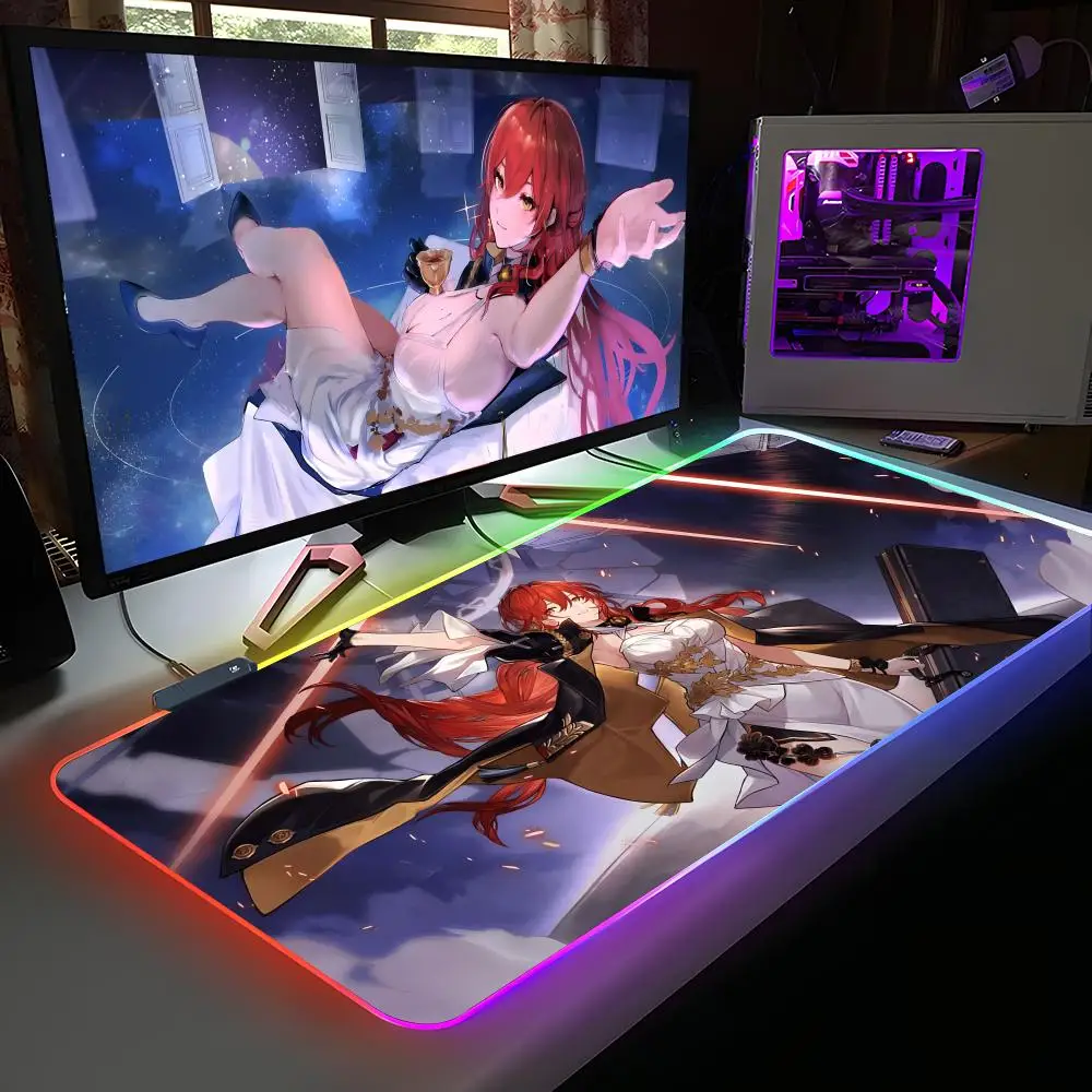 Honkai Star Rail Himeko Mouse Pad RGB Rubber Computer Laptop Official Game Colored esports Aesthetic Pretty Fashion Luxury Mat
Honkai Star Rail Himeko Mouse Pad RGB Rubber Computer Laptop Official Game Colored esports Aesthetic Pretty Fashion Luxury Mat
