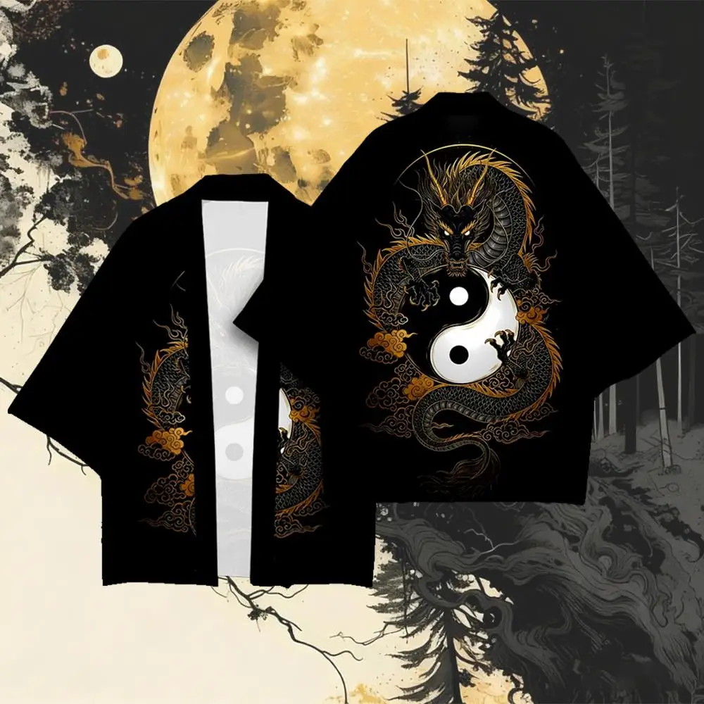 Japanese Animal Print Haori Yukata Street Style Traditional Kimono Cardigan Harajuku Style Casual Fashion Top For Men And Women
Japanese Animal Print Haori Yukata Street Style Traditional Kimono Cardigan Harajuku Style Casual Fashion Top For Men And Women