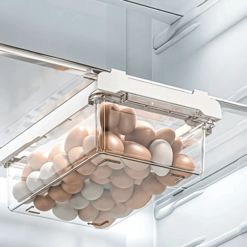 Transparent Refrigerator Storage Drawer Stackable Plastic Fruit Preservation Organizer Multi-Purpose Sliding Kitchen Storage Box
Transparent Refrigerator Storage Drawer Stackable Plastic Fruit Preservation Organizer Multi-Purpose Sliding Kitchen Storage Box