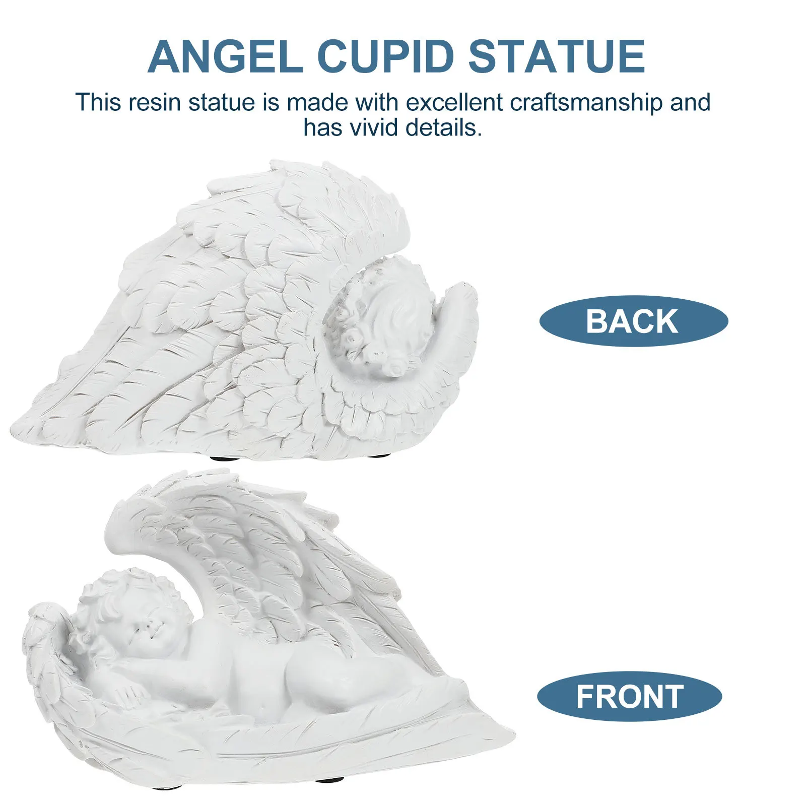 Praying Angel Sculpture Mini Statue Ornament Decor Resin Statues Cupid Household Desktop Decoration
Praying Angel Sculpture Mini Statue Ornament Decor Resin Statues Cupid Household Desktop Decoration
