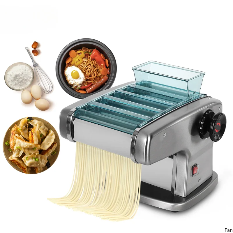 Noodle Maker 220V Electric Rolling Machine Commercial Stainless Steel Noodle Press Dough Cutter Household Dumpling Skin Machine
Noodle Maker 220V Electric Rolling Machine Commercial Stainless Steel Noodle Press Dough Cutter Household Dumpling Skin Machine