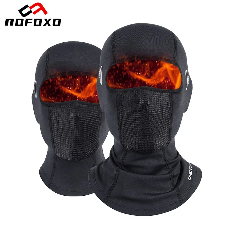 NOFOXO Windproof Bike Headband Mask Balaclava Velvet Full Face Cover Thermal Warm Cycling Cap Outdoor Sports Hiking Motorcycle
NOFOXO Windproof Bike Headband Mask Balaclava Velvet Full Face Cover Thermal Warm Cycling Cap Outdoor Sports Hiking Motorcycle