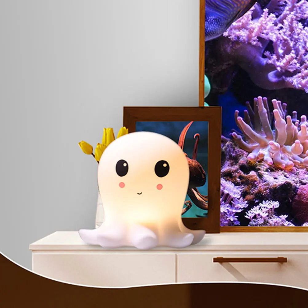 Silicone Lamp Night Light Octopus Shaped USB Small Abs Creative Decorative Charge Bedside Lovely Patting Control
Silicone Lamp Night Light Octopus Shaped USB Small Abs Creative Decorative Charge Bedside Lovely Patting Control
