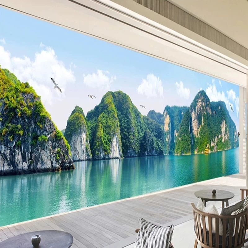 Customized Wallpaper 3D Mountains Rivers Landscape Scenery Mural Bedroom Study Living room sofa TV background wall restaurant 8d
Customized Wallpaper 3D Mountains Rivers Landscape Scenery Mural Bedroom Study Living room sofa TV background wall restaurant 8d