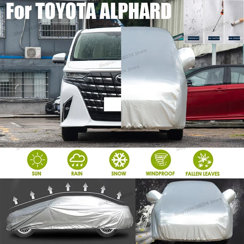 For TOYOTA ALPHARD Auto Anti snow Anti dust Sunscreen Anti-uv Anti peeling paint And Anti Rainwater 210t car cover Car cover
For TOYOTA ALPHARD Auto Anti snow Anti dust Sunscreen Anti-uv Anti peeling paint And Anti Rainwater 210t car cover Car cover