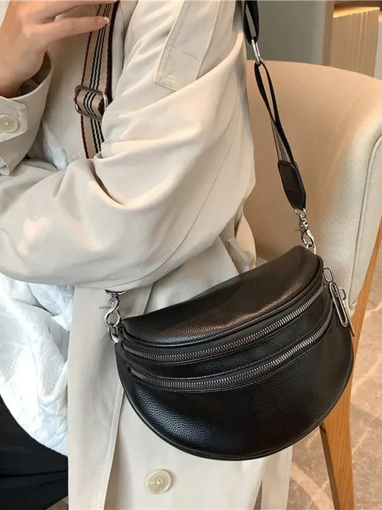 Women Stylish Crossbody Bag with Wide Strap Vintage Chest Bag PU Leather Fashion Sling Bag Female Daily Dating Bag
Women Stylish Crossbody Bag with Wide Strap Vintage Chest Bag PU Leather Fashion Sling Bag Female Daily Dating Bag