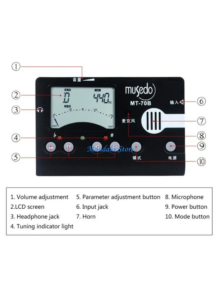 U2JC 3 in 1 Digital Electronic Guzheng Tuner Metrono Tone Generator Easy Operation Guzheng Repair Tool for Guzheng Plastic
U2JC 3 in 1 Digital Electronic Guzheng Tuner Metrono Tone Generator Easy Operation Guzheng Repair Tool for Guzheng Plastic