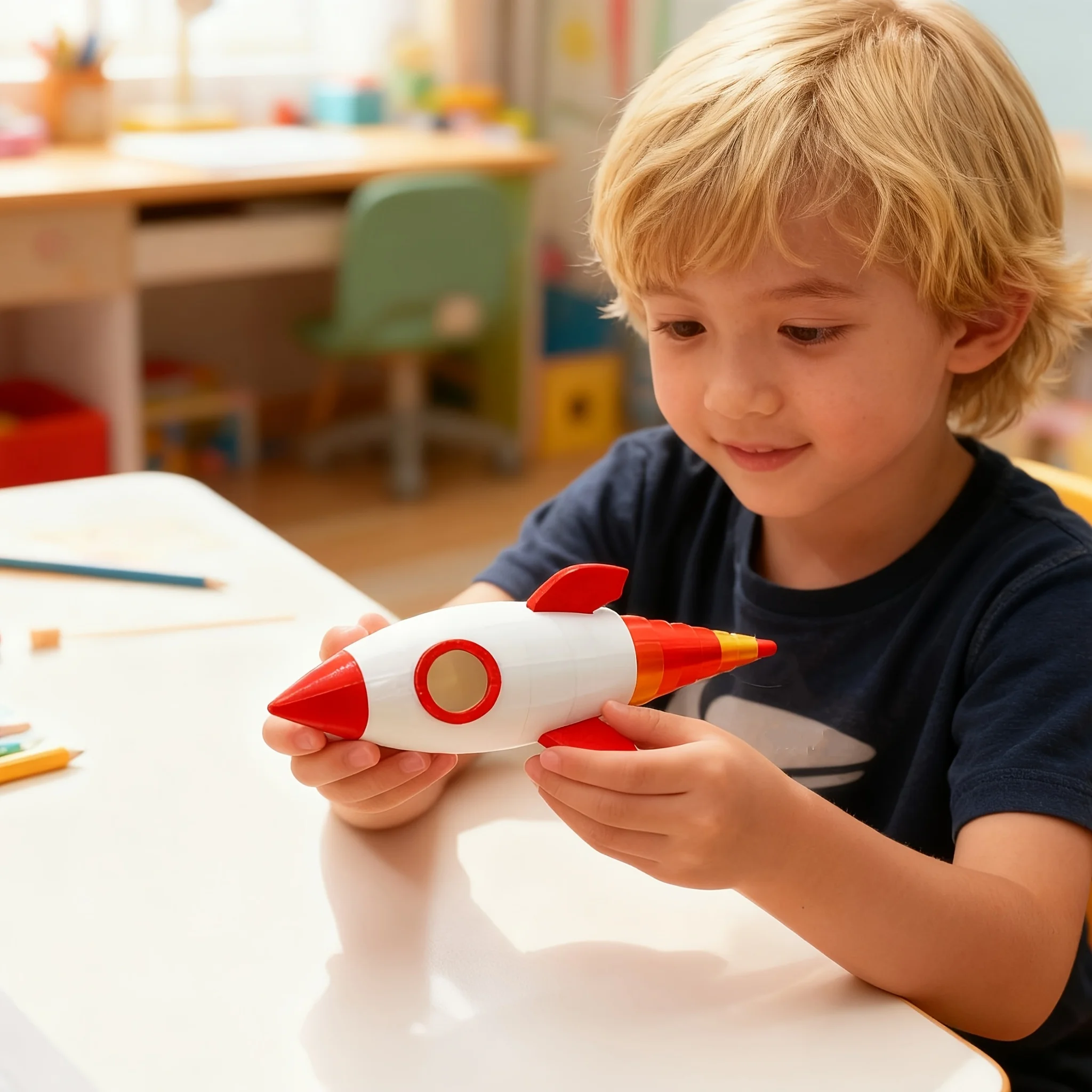 3D printed rocket ornament, creating a streamlined structure for the rocket body, the preferred decoration for Christmas gifts f
3D printed rocket ornament, creating a streamlined structure for the rocket body, the preferred decoration for Christmas gifts f