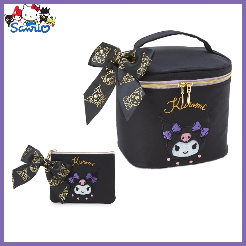 Оригинальный кошелек Sanrio серии Kuromi, плюшевая сумка для макияжа, сумка для хранения аниме, милый мультяшный школьник, детские подарки для девочек
Оригинальный кошелек Sanrio серии Kuromi, плюшевая сумка для макияжа, сумка для хранения аниме, милый мультяшный школьник, детские подарки для девочек
