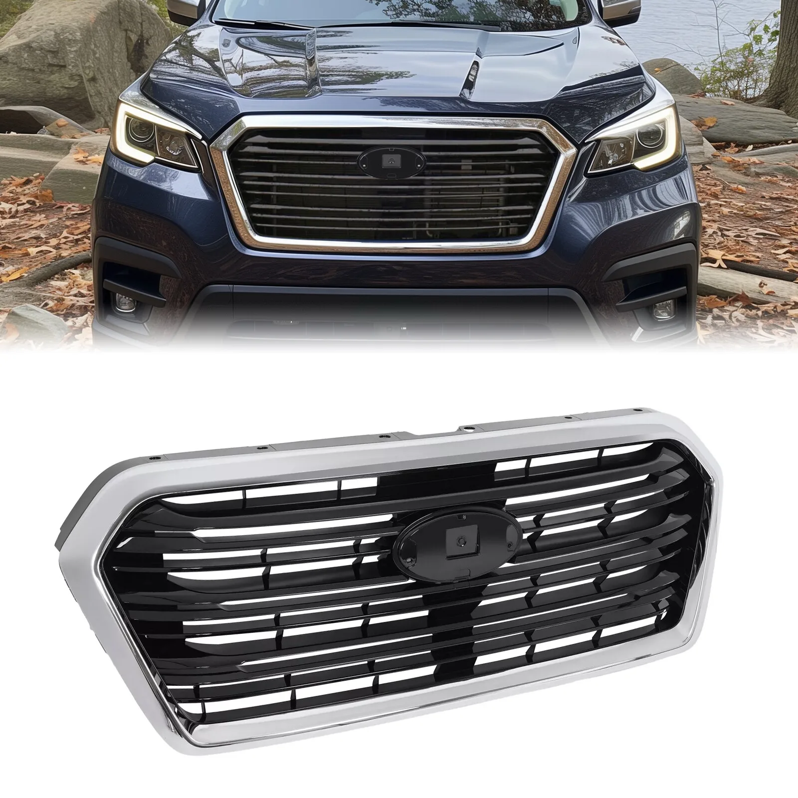 Front Bumper Grill Grille Black Chrome For Subaru Ascent 2019-2022 91121XC01A
Front Bumper Grill Grille Black Chrome For Subaru Ascent 2019-2022 91121XC01A