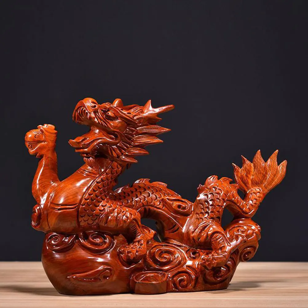 Vintage Wood Dragon Statue Desktop Chinese Decor Table Dragon Ornament for Office Home Decoration Chinese Decorations
Vintage Wood Dragon Statue Desktop Chinese Decor Table Dragon Ornament for Office Home Decoration Chinese Decorations