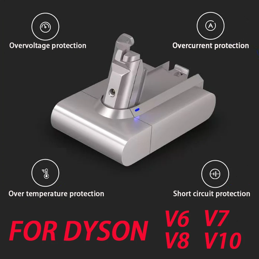 brand new 8000mAh V6 V7 V8 V10 Battery Replacement For Dyson V10 Battery Compatible with Dyson SV12 Animal V10 Absolute
brand new 8000mAh V6 V7 V8 V10 Battery Replacement For Dyson V10 Battery Compatible with Dyson SV12 Animal V10 Absolute