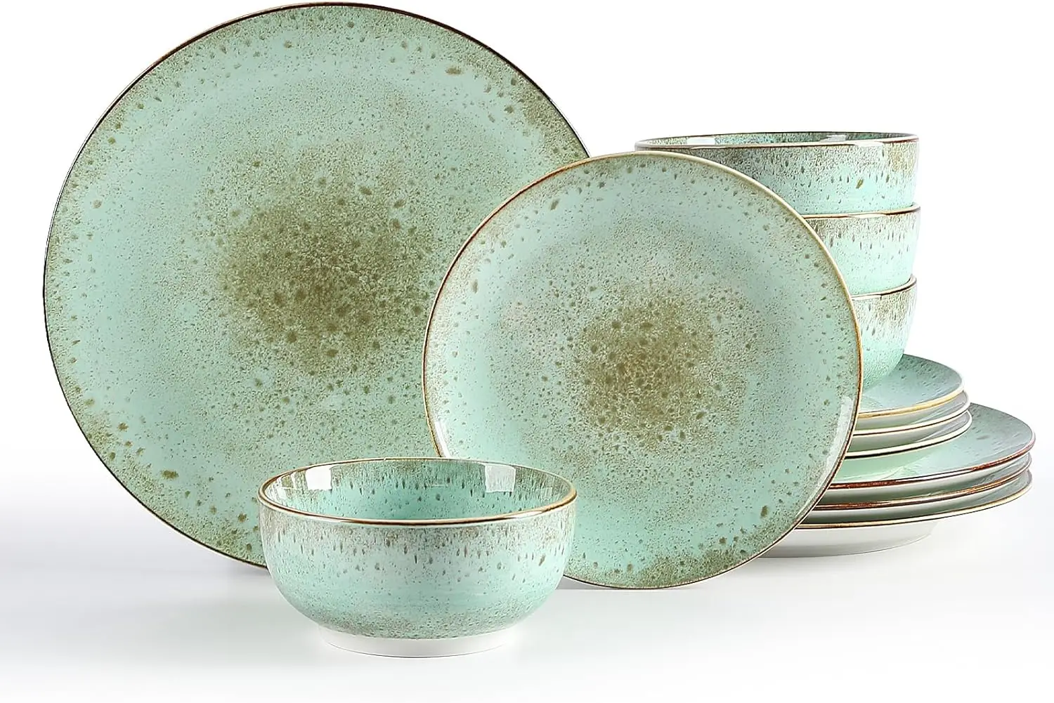 Dinnerware Sets Service for 4, 12 pcs Porcelain Plates and Bowls for Kitchen, Housewaring Gift, Chip and Scratch Resista
Dinnerware Sets Service for 4, 12 pcs Porcelain Plates and Bowls for Kitchen, Housewaring Gift, Chip and Scratch Resista